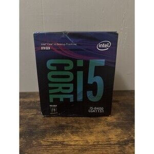 NEW Intel i5-8400, 2.8 GHZ, 6-Core Desktop CPU Processor LGA1151 SR3QT